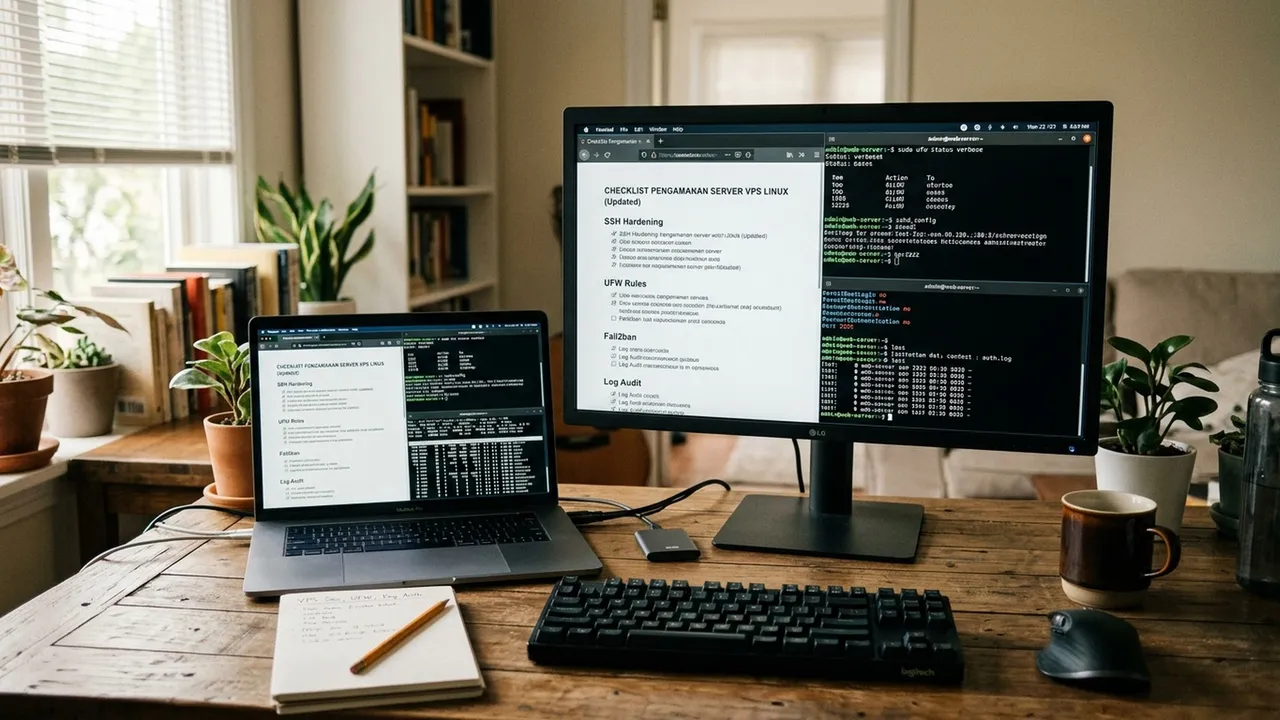 Checklist Pengamanan Server VPS Linux untuk Melindungi Website dari Serangan