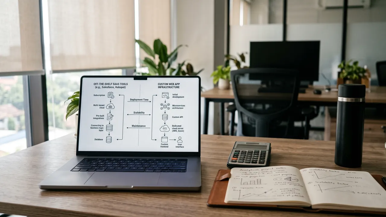 SaaS Dashboard vs Custom Dashboard: Mana yang Paling Tepat untuk Skala Bisnis Anda?